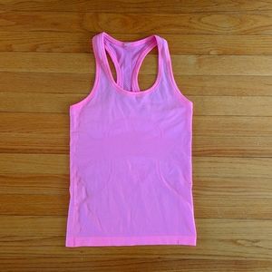 Lululemon pink racerback tank